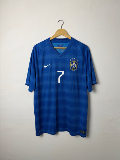 Hulk Brazil 2014 away football shirt (XL)