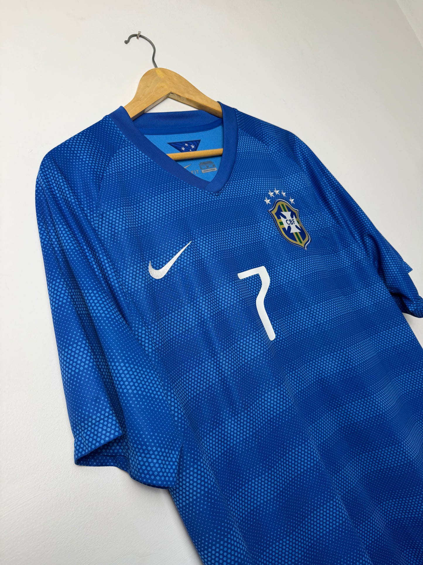 Hulk Brazil 2014 away football shirt (XL)