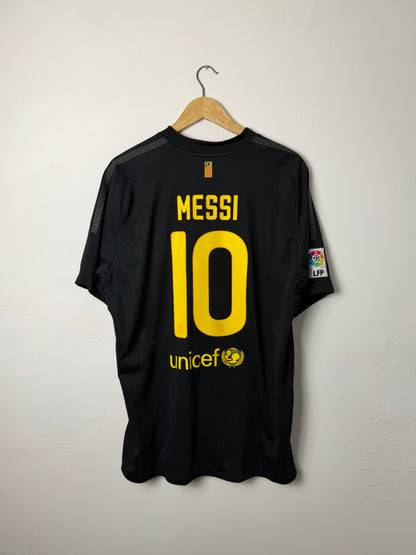 Lionel Messi FC Barcelona 2011-12 away football shirt (XL)