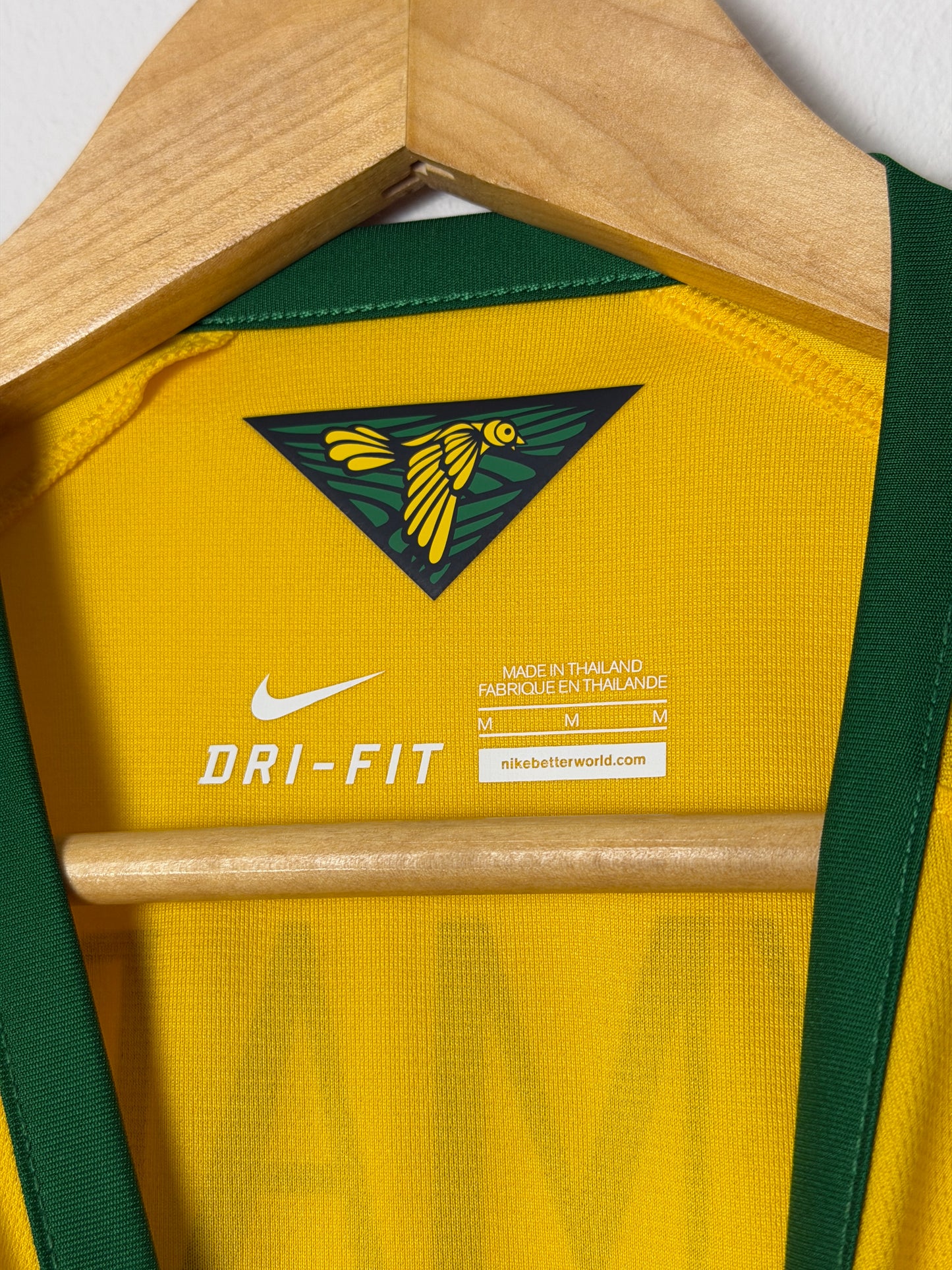 Neymar JR Brazil 2014 home football shirt (M)