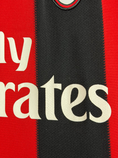 Ronaldinho AC Milan 2010-11 home football shirt (M)