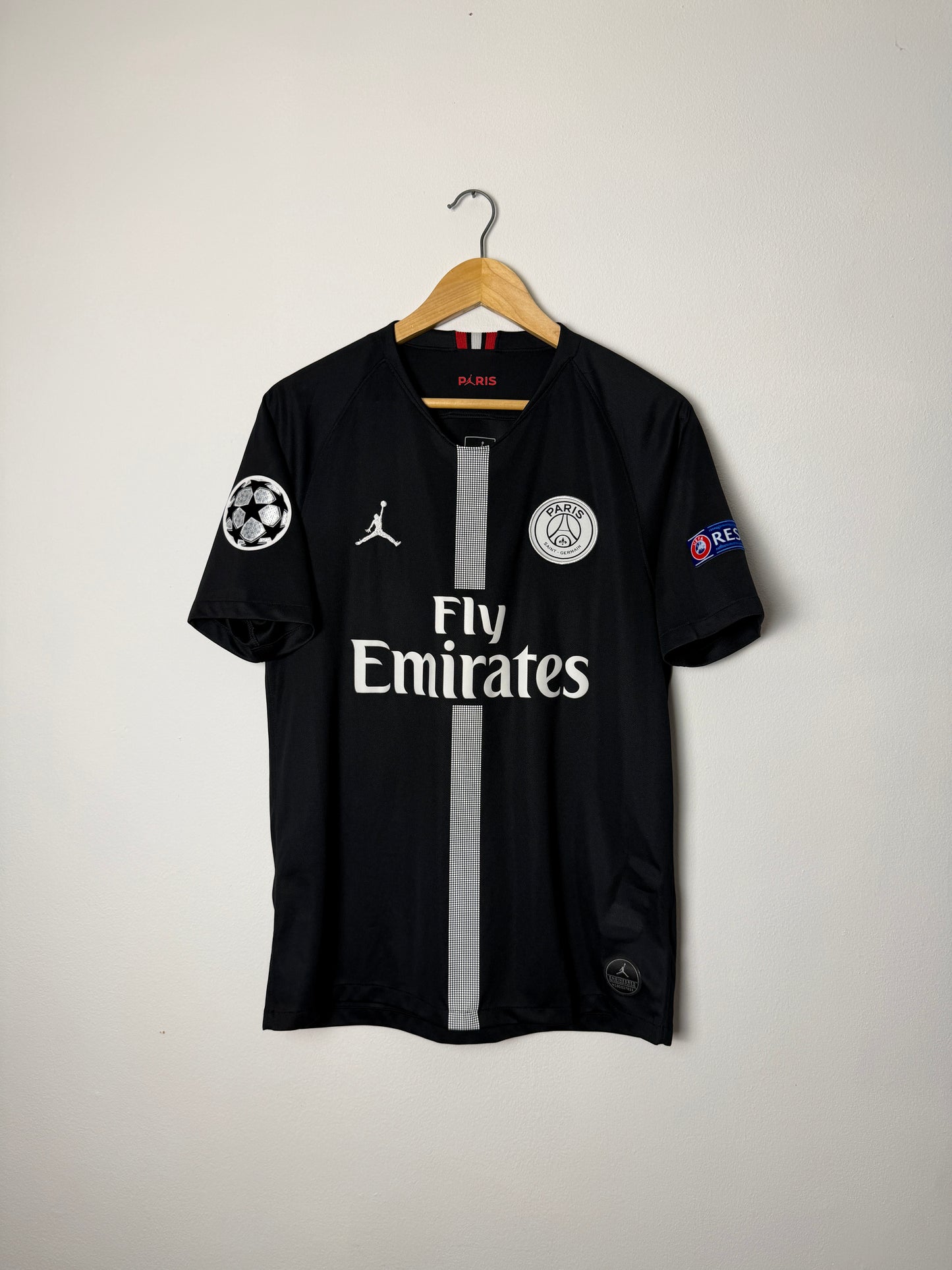 Neymar JR PSG 2018-19 European football shirt (M)