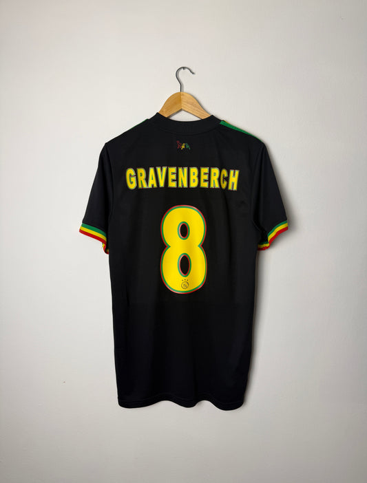 Ryan Gravenberch AFC Ajax 2021-22 away football shirt (L)