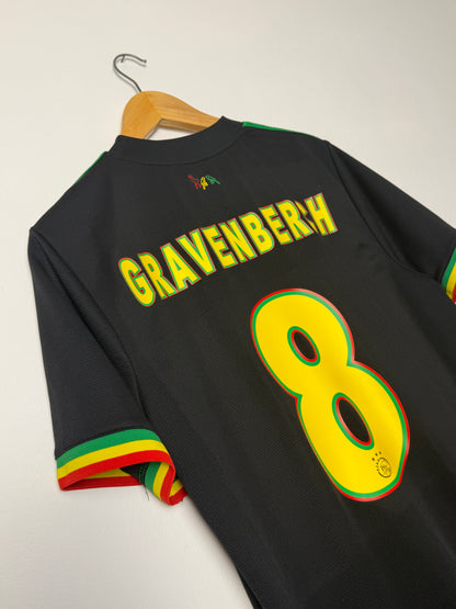 Ryan Gravenberch AFC Ajax 2021-22 away football shirt (L)
