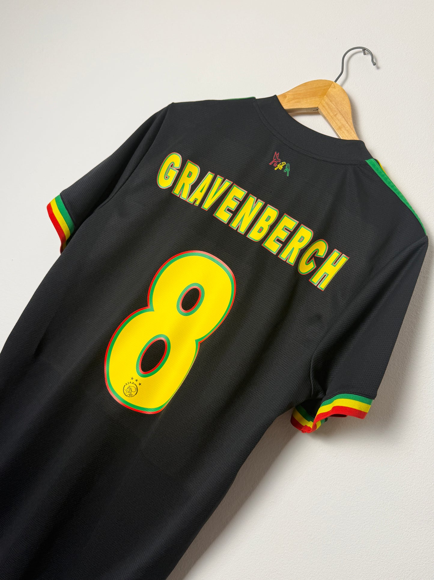 Ryan Gravenberch AFC Ajax 2021-22 away football shirt (L)