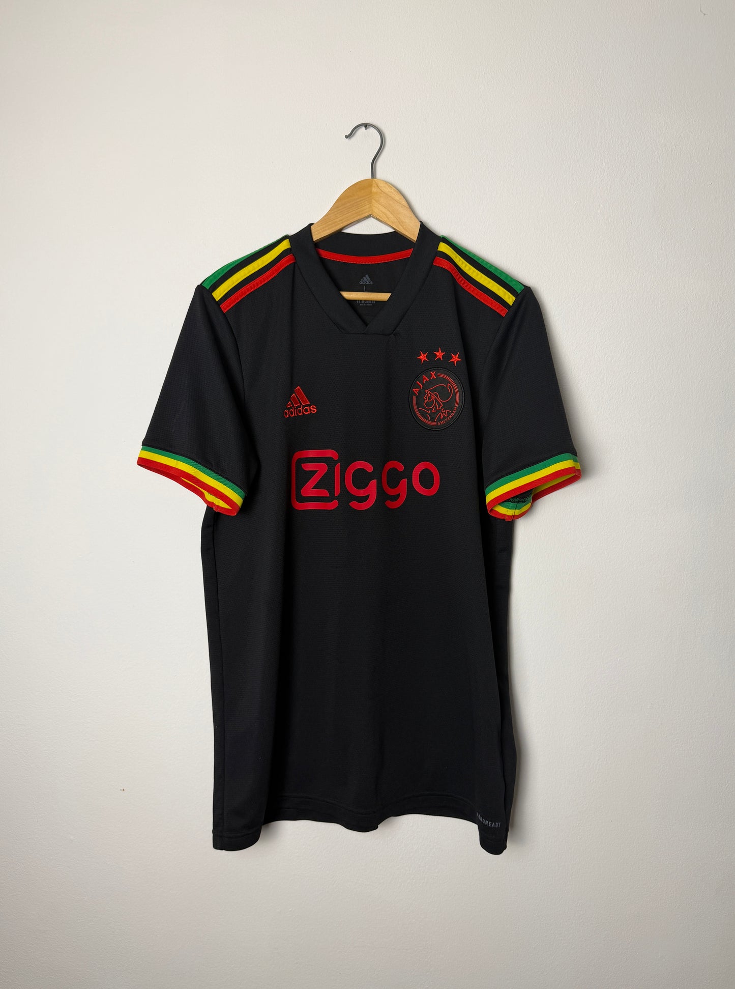 Ryan Gravenberch AFC Ajax 2021-22 away football shirt (L)
