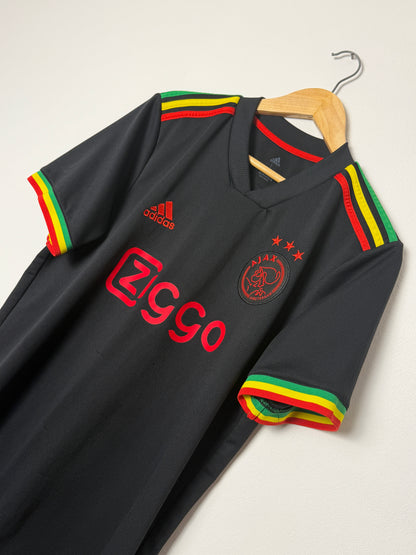 Ryan Gravenberch AFC Ajax 2021-22 away football shirt (L)