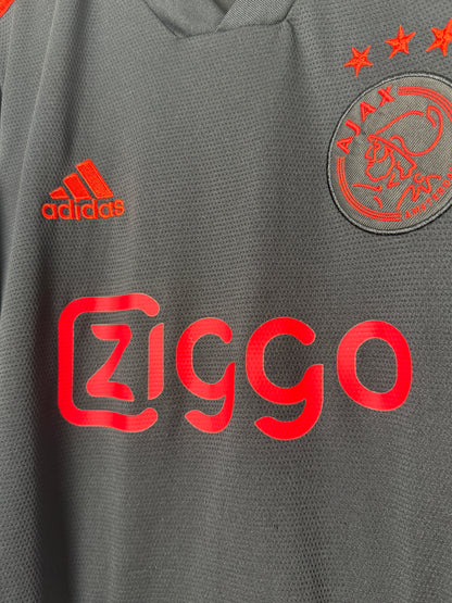 Ryan Gravenberch AFC Ajax 2021-22 away football shirt (L)