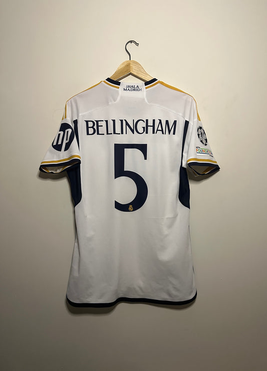 Jude Bellingham Real Madrid CF 2023-24 home football shirt (M)