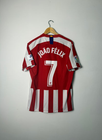 Joao Felix Atletico Madrid 2019-20 home football shirt (M)