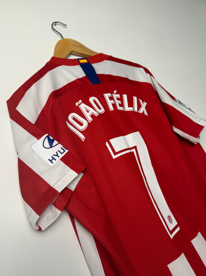Joao Felix Atletico Madrid 2019-20 home football shirt (M)