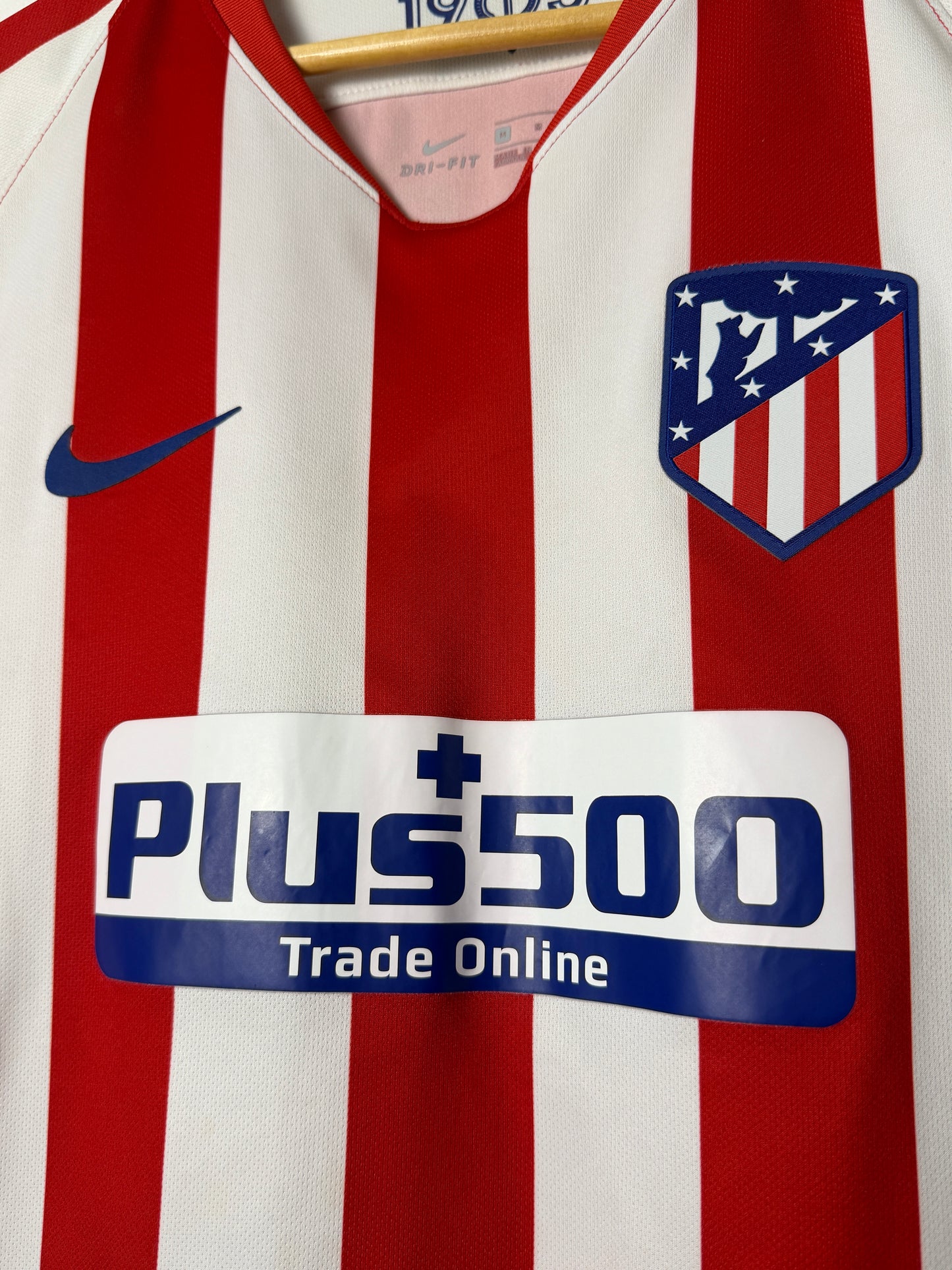 Joao Felix Atletico Madrid 2019-20 home football shirt (M)