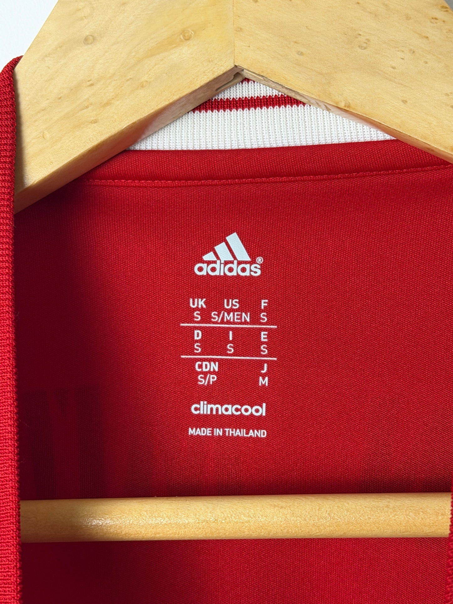 Arjen Robben FC Bayern Munich 2013-14 long sleeve home football shirt (S)