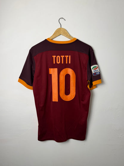 Francesco Totti AS Roma 2015-16 home football shirt (M)