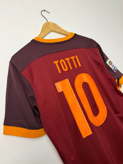 Francesco Totti AS Roma 2015-16 home football shirt (M)