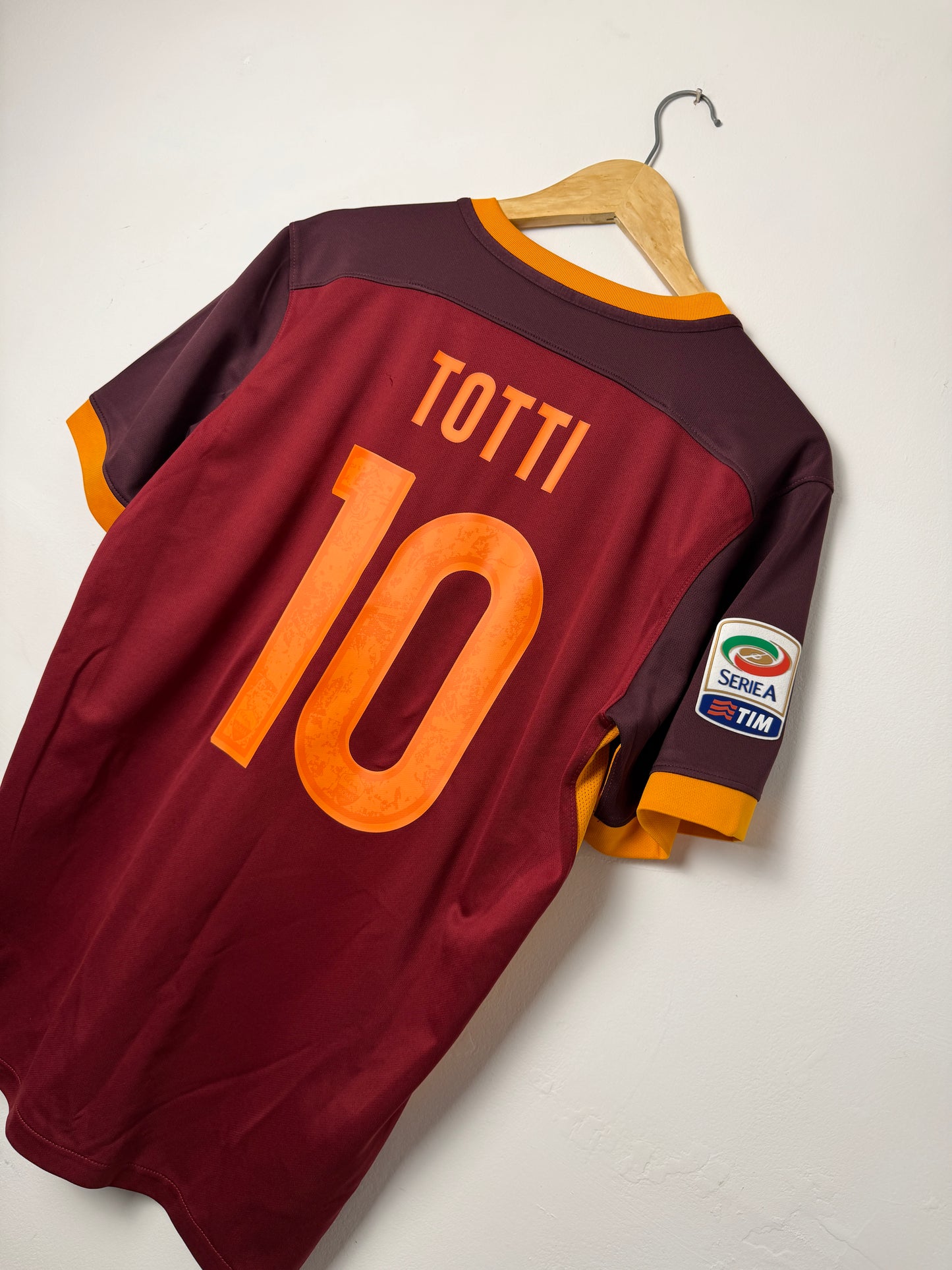 Francesco Totti AS Roma 2015-16 home football shirt (M)