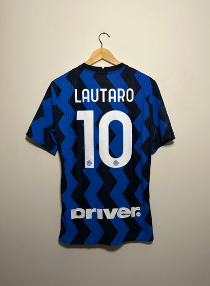 Lautaro Martinez Inter Milan 2020-21 Vaporknit home football shirt (M)