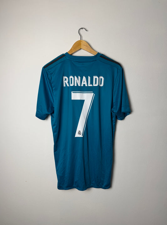 Cristiano Ronaldo Real Madrid CF 2017-18 third football shirt (M)