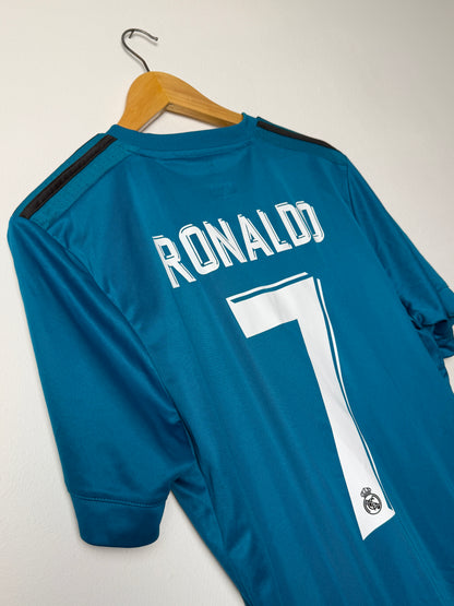 Cristiano Ronaldo Real Madrid CF 2017-18 third football shirt (M)