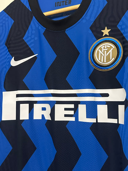 Lautaro Martinez Inter Milan 2020-21 Vaporknit home football shirt (M)