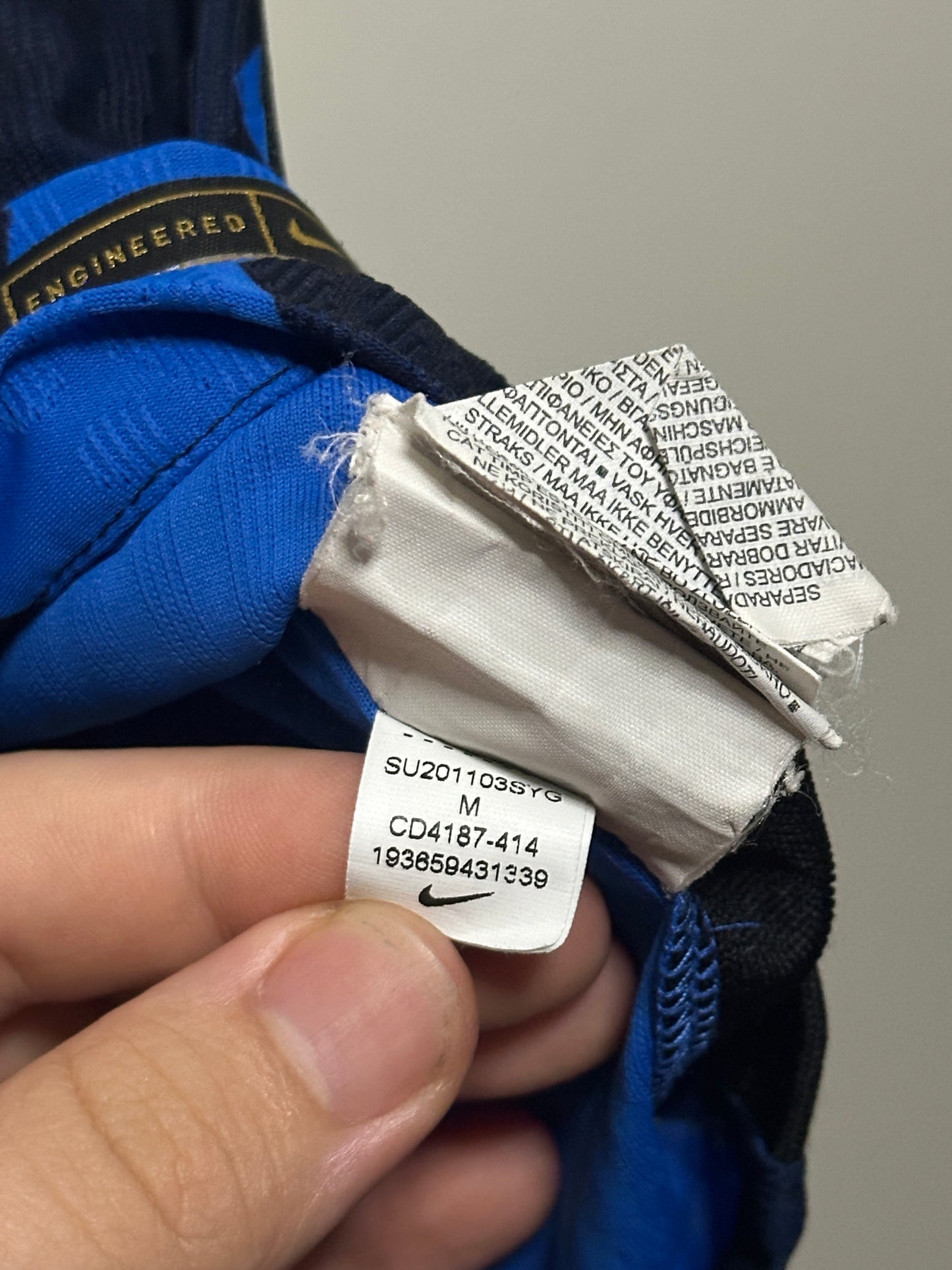 Lautaro Martinez Inter Milan 2020-21 Vaporknit home football shirt (M)