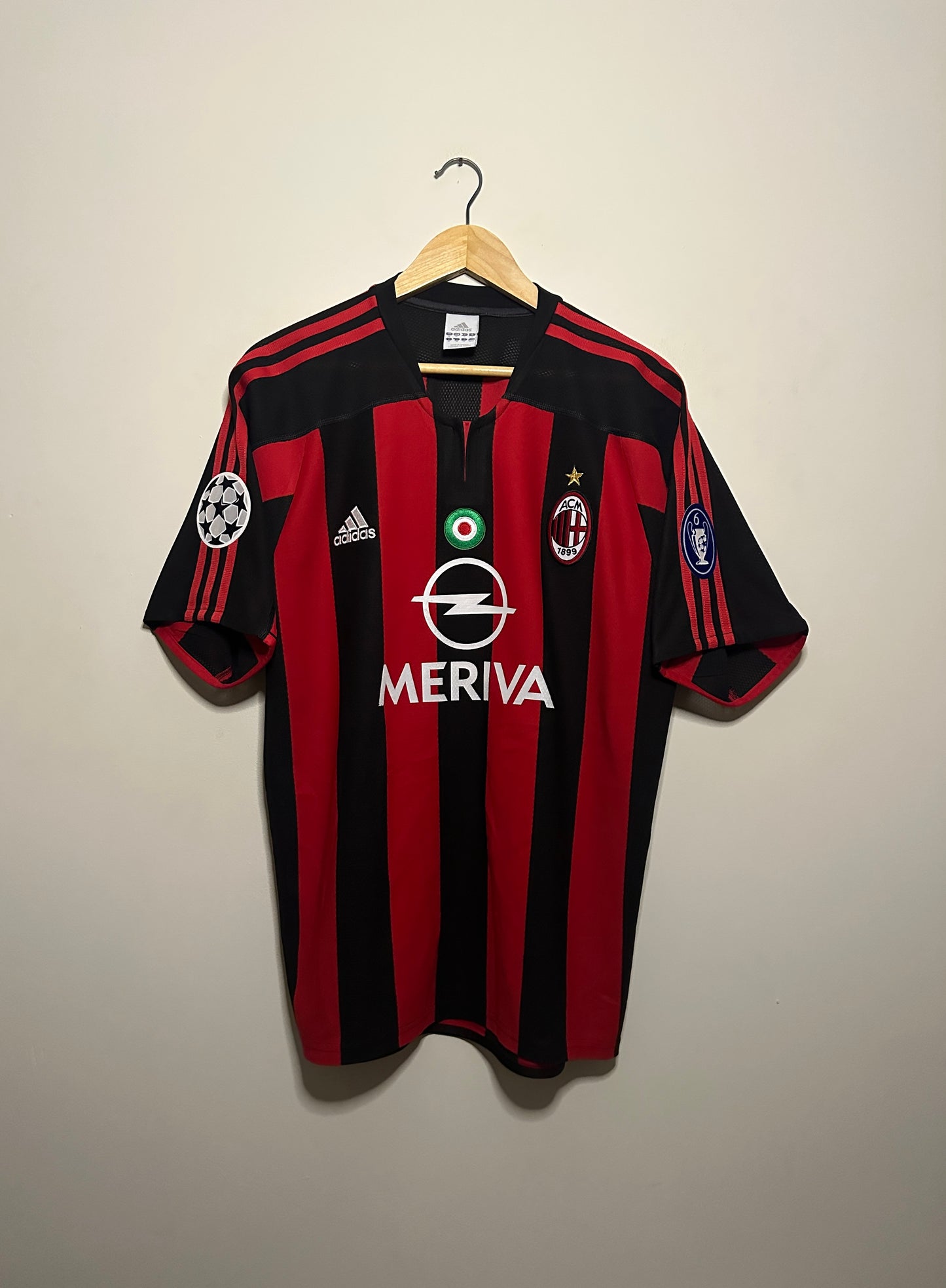Kaka AC Milan 2003-04 home football shirt (M)