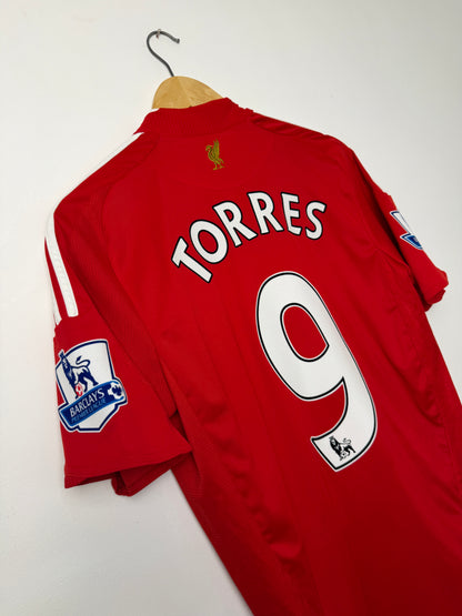 Fernando Torres Liverpool FC 2008-10 home football shirt (M)