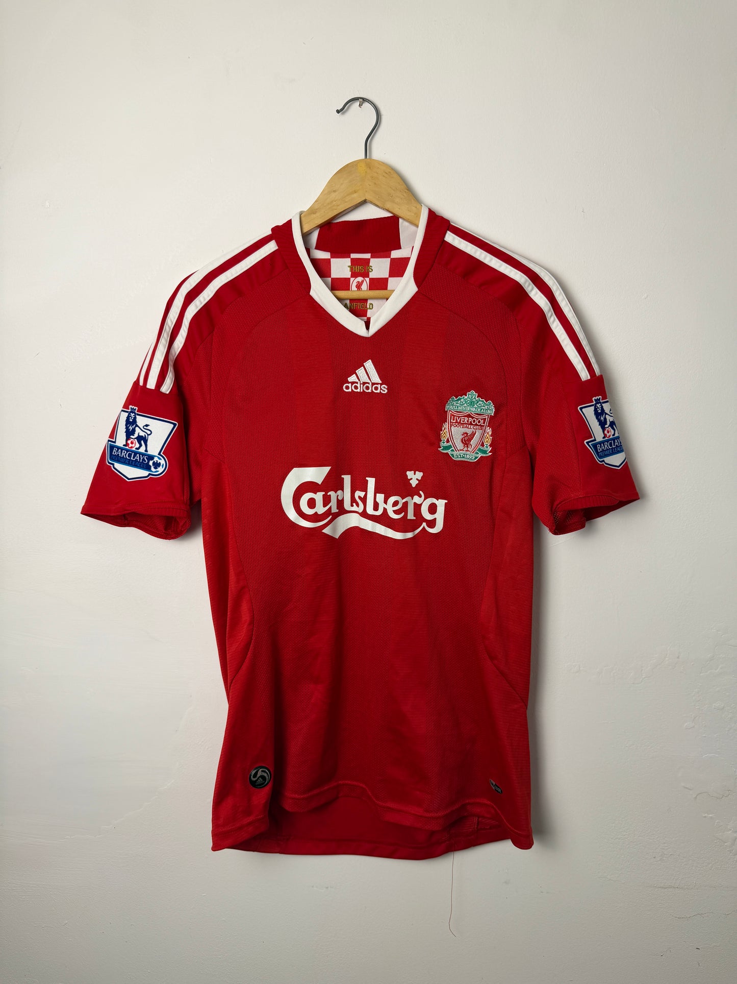 Fernando Torres Liverpool FC 2008-10 home football shirt (M)