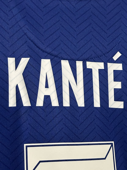 N'golo Kante Chelsea FC 2020-21 final edition home football shirt (M)