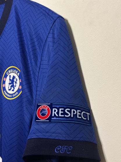 N'golo Kante Chelsea FC 2020-21 final edition home football shirt (M)