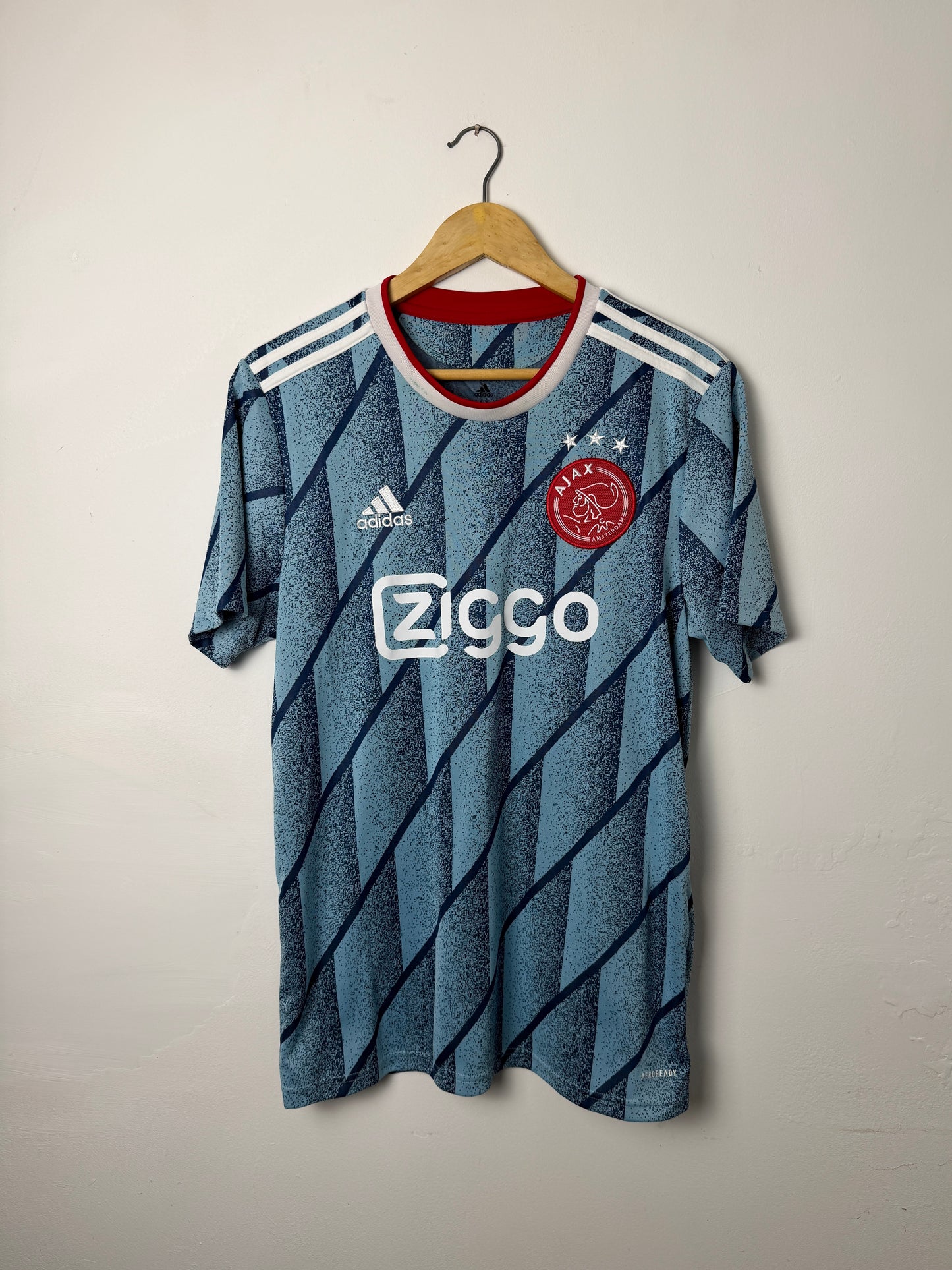 Ryan Gravenberch AFC Ajax 2020-21 away football shirt (M)