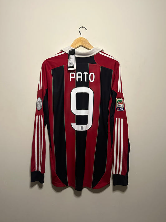 Alexandre Pato AC Milan 2012-13 long sleeve home football shirt (L)