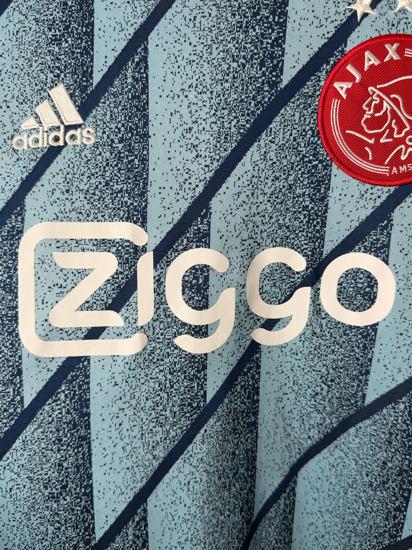 Ryan Gravenberch AFC Ajax 2020-21 away football shirt (M)