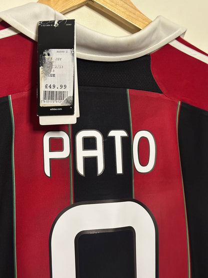 Alexandre Pato AC Milan 2012-13 long sleeve home football shirt (L)