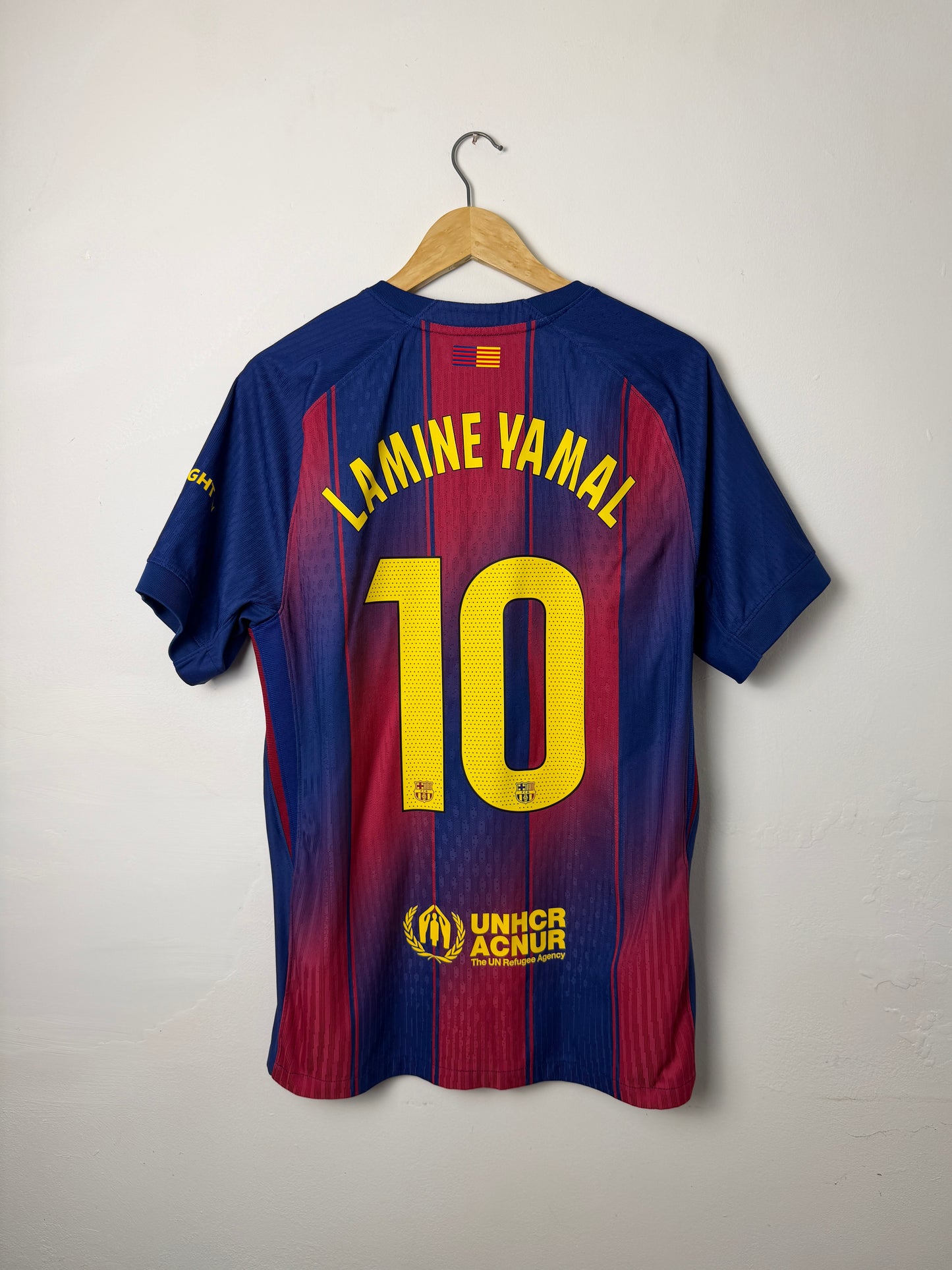 Lamine Yamal FC Barcelona 2025-26 DRI-FIT ADV home football shirt (L)