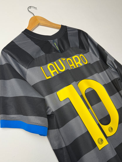 Lautaro Martinez Inter Milan 2020-21 third football shirt (XL)