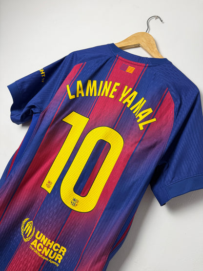 Lamine Yamal FC Barcelona 2025-26 DRI-FIT ADV home football shirt (L)