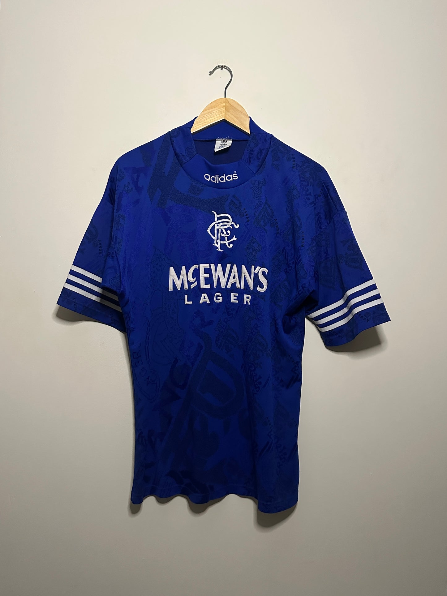 Rangers FC 1994-96 home football shirt (L)