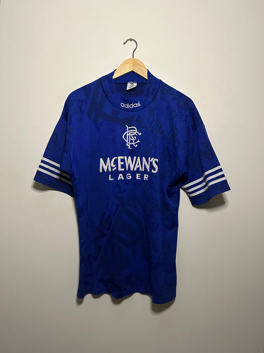 Rangers FC 1994-96 home football shirt (L)
