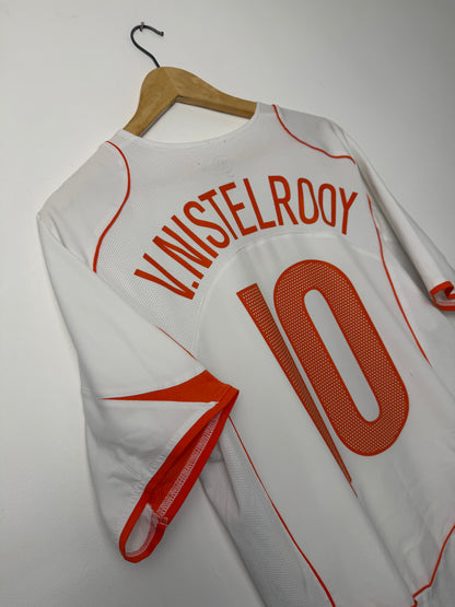 Ruud Van Nistelrooy Netherlands 2004 away football shirt (L)