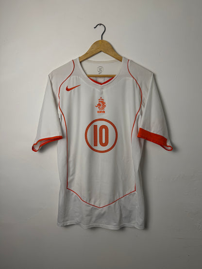 Ruud Van Nistelrooy Netherlands 2004 away football shirt (L)