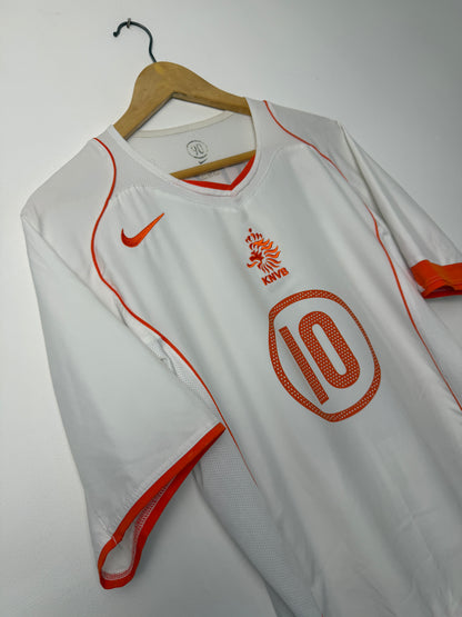 Ruud Van Nistelrooy Netherlands 2004 away football shirt (L)