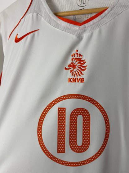 Ruud Van Nistelrooy Netherlands 2004 away football shirt (L)