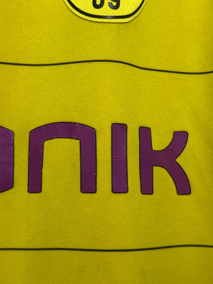 Pierre-Emerick Aubameyang Borussia Dortmund 2015-16 home football shirt (XL)