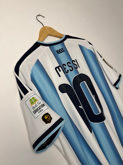 Lionel Messi Argentina 2026 World Cup CLIMACOOL+ home football shirt (XL)