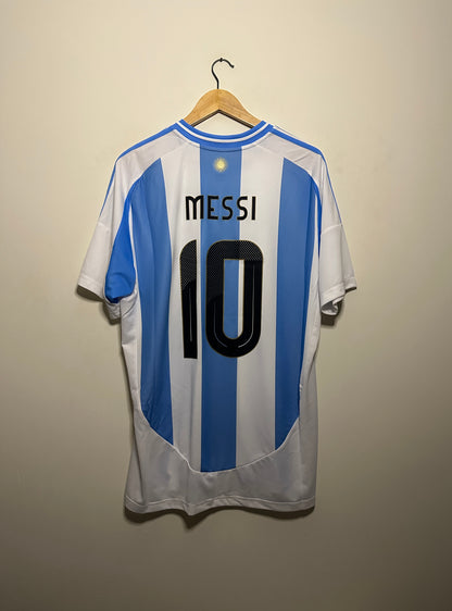 Lionel Messi Argentina 2024 home football shirt (XL)