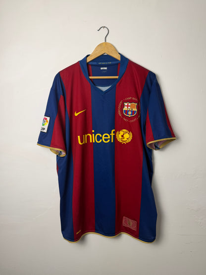 Ronaldinho FC Barcelona 2007-08 home football shirt (XL)
