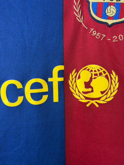 Ronaldinho FC Barcelona 2007-08 home football shirt (XL)