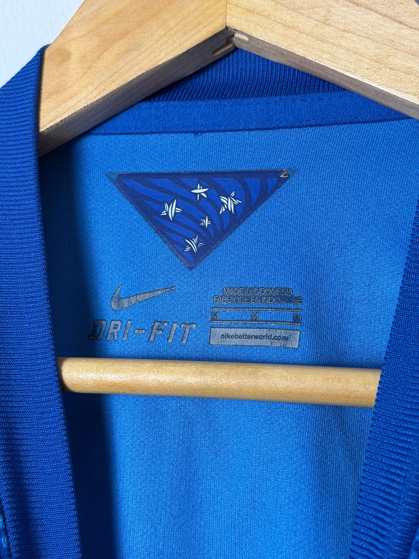 Neymar JR Brazil 2014 away football shirt (M)