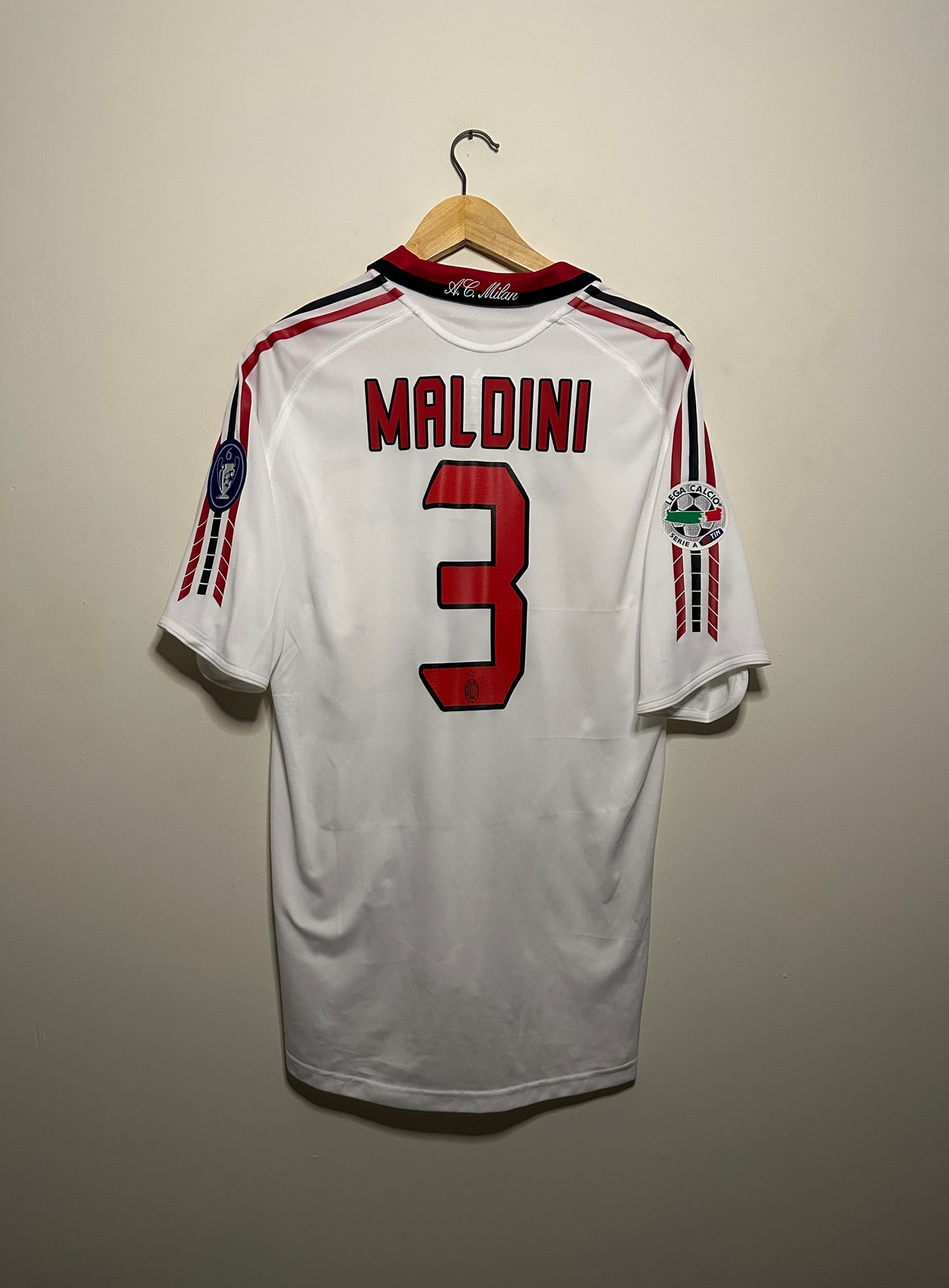 Paolo Maldini AC Milan 2003-04 away football shirt (M)